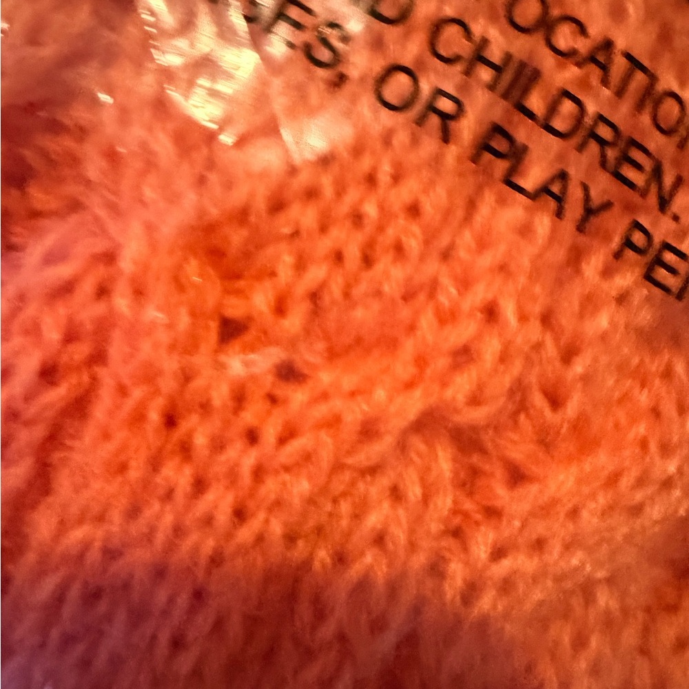Cozy Orange Knit Sweater